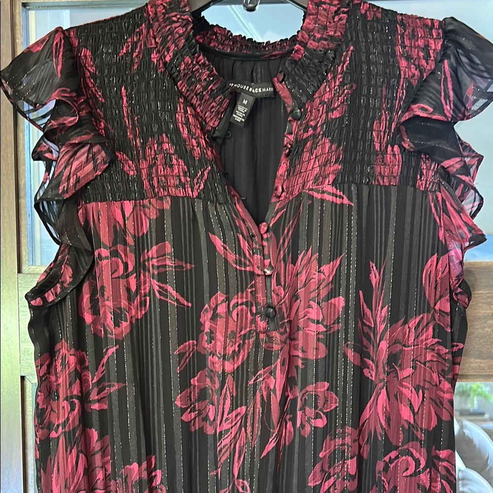 White House Black Market Dalia  Ruched Midi Dress - Picture 3 of 7